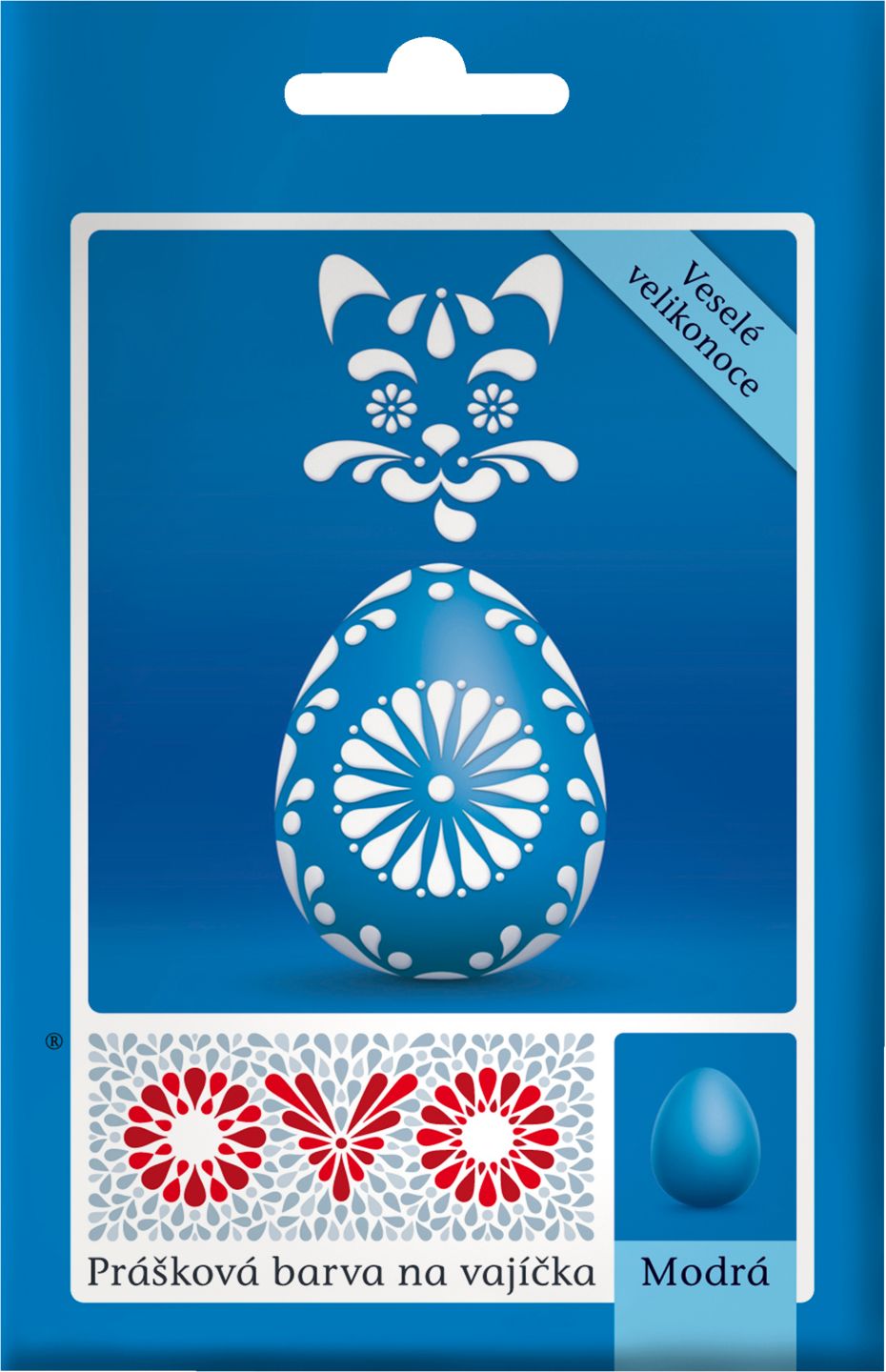 OVO Prášková barva na vajíčka