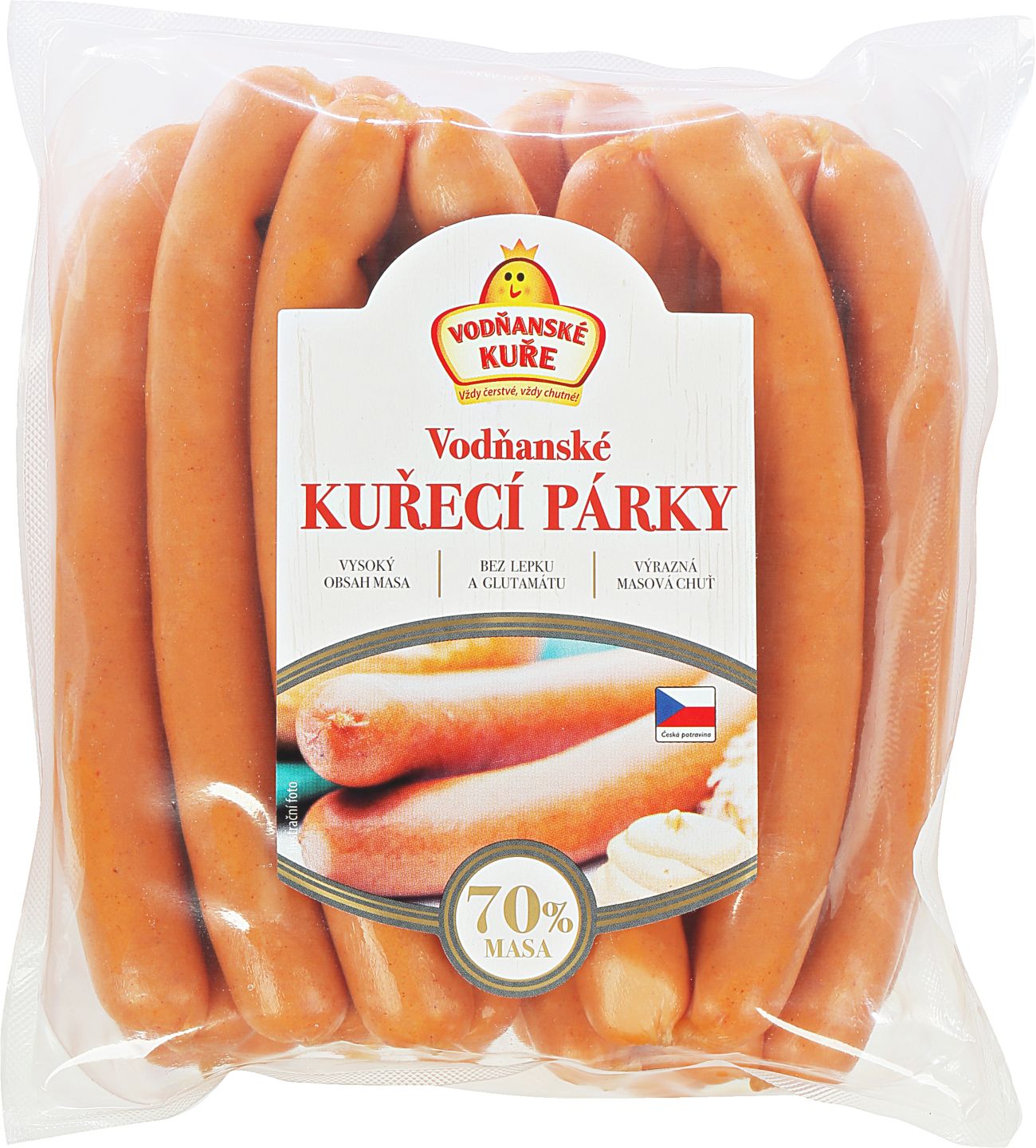 Vodňanská drůbež Vodňanské kuř. párky