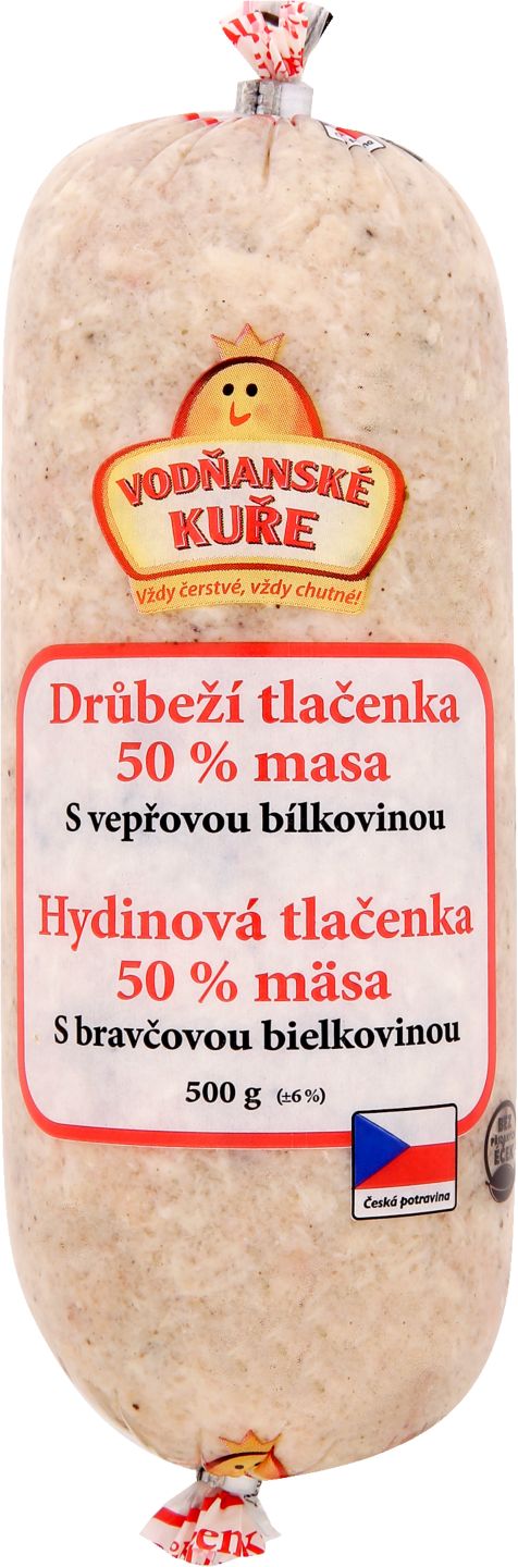 Vodňanské kuře Drůbeží tlačenka