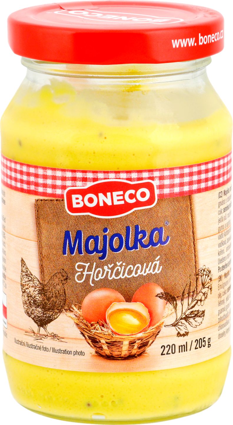 Boneco Majolka hořčicová/
Tatarka feferonková