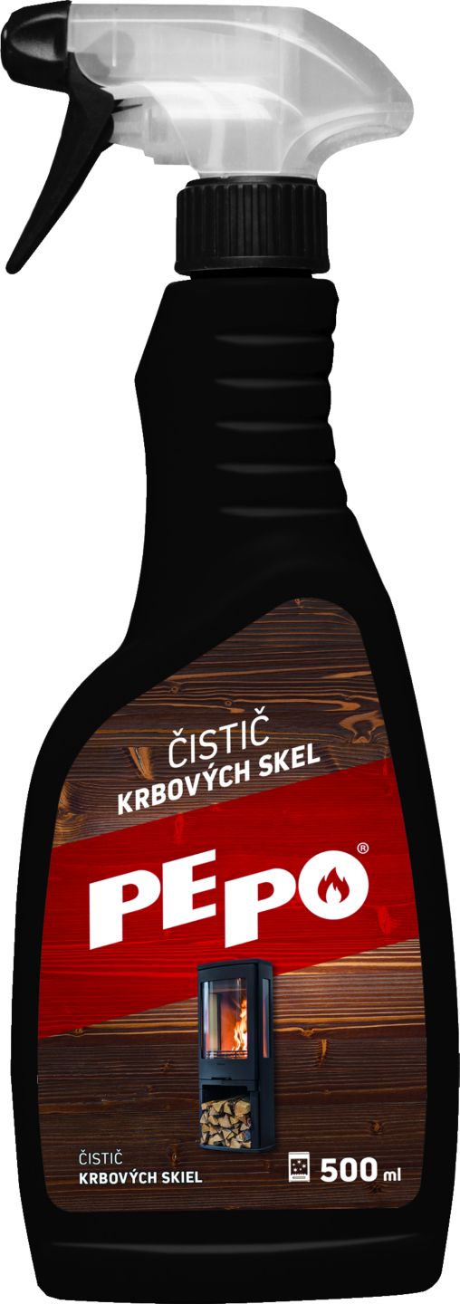 PE-PO Čistič krbových skel
500 ml