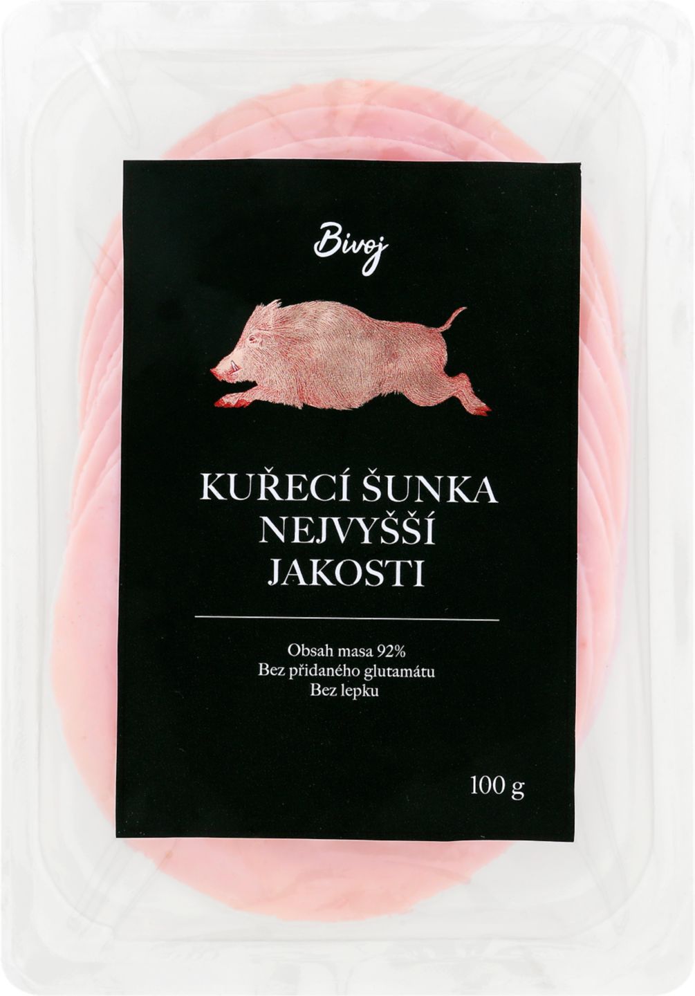 Bivoj Kuřecí šunka
nejvyšší jakosti