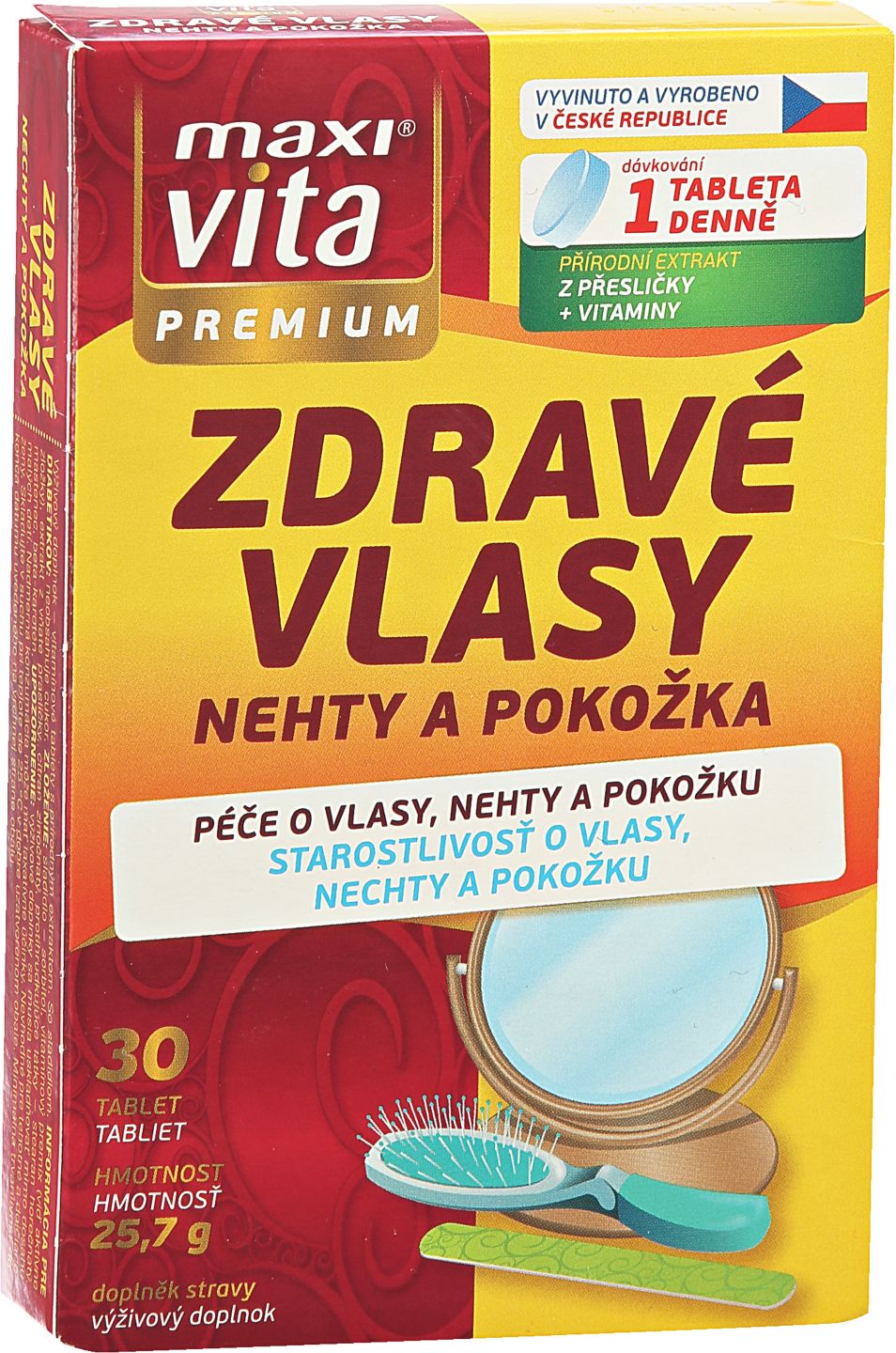 MaxiVita Premium Zdravé vlasy
doplněk stravy