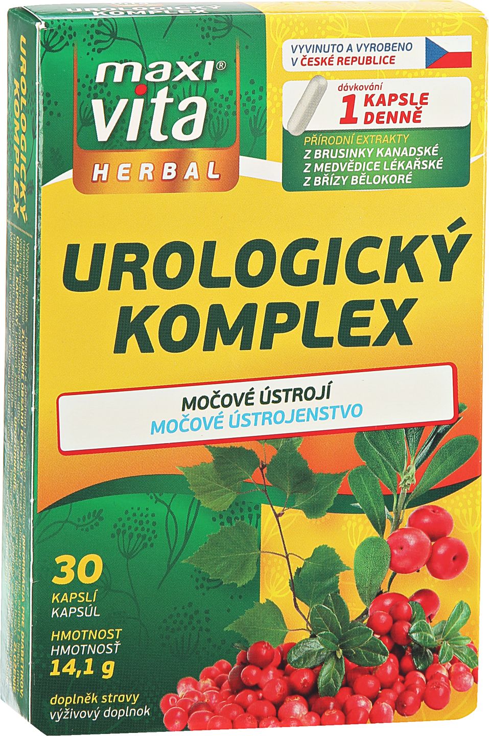 MaxiVita Herbal Maxi Brusinky
doplněk stravy