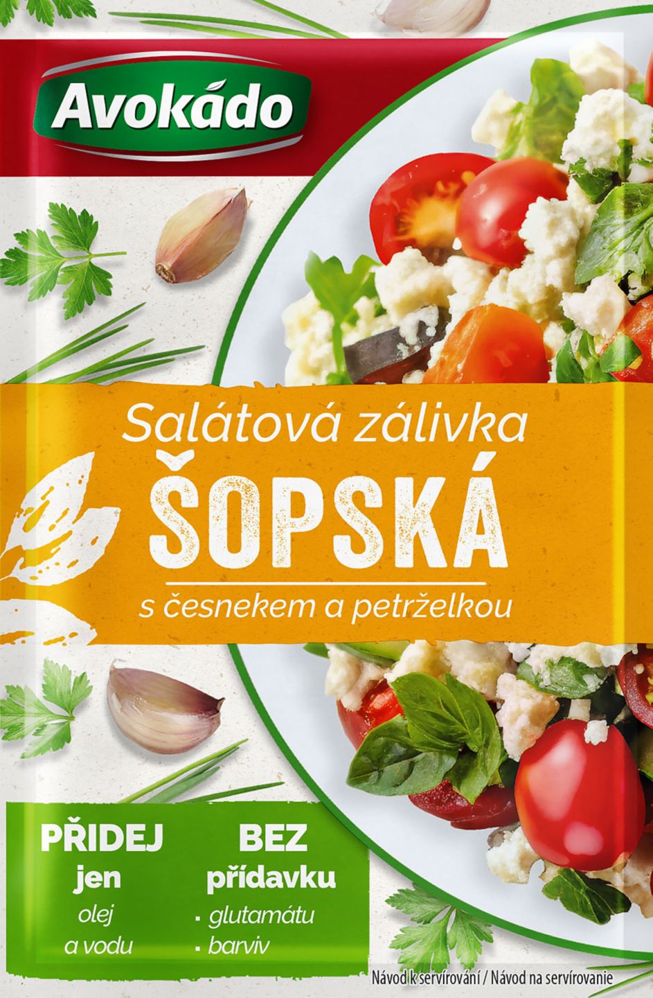Avokádo Salátová zálivka