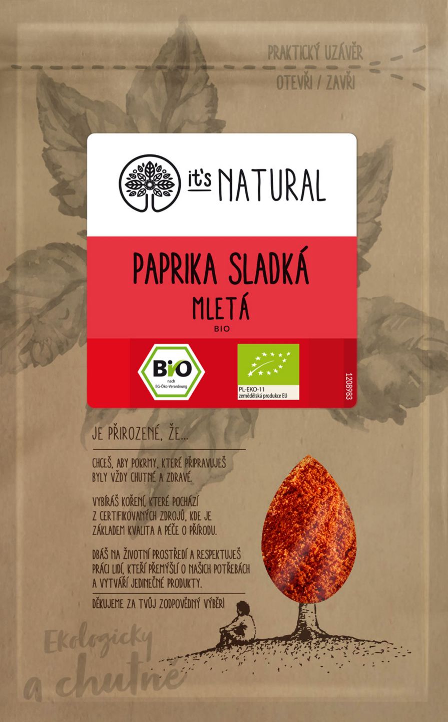 It´s Natural Paprika sladká