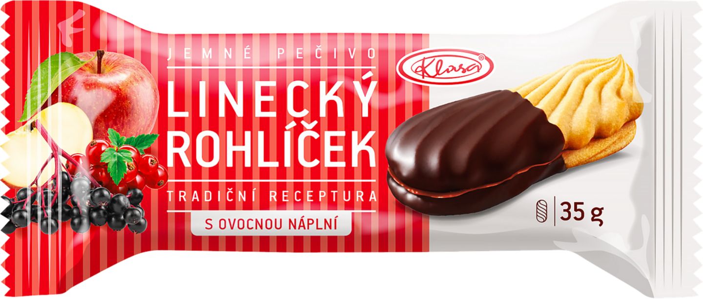 KLASA Linecký rohlíček
polomáčený ovocný
