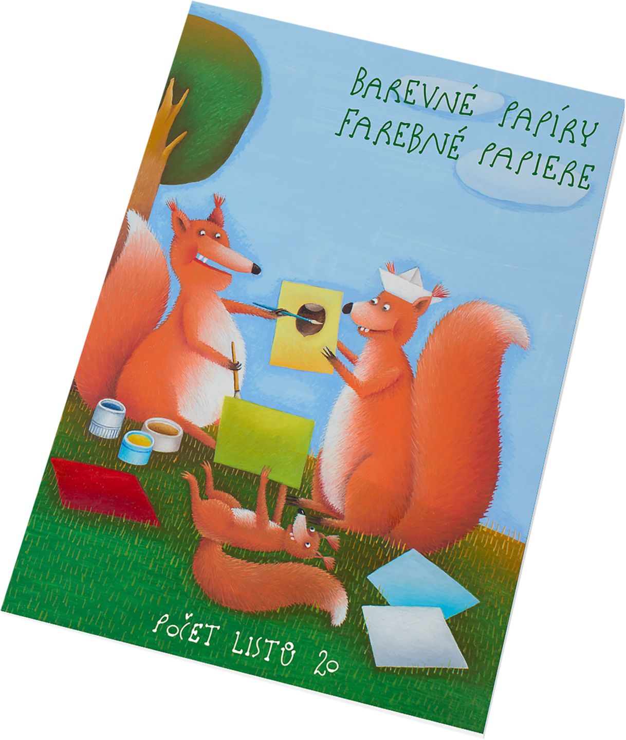 Barevné papíry formát: A4