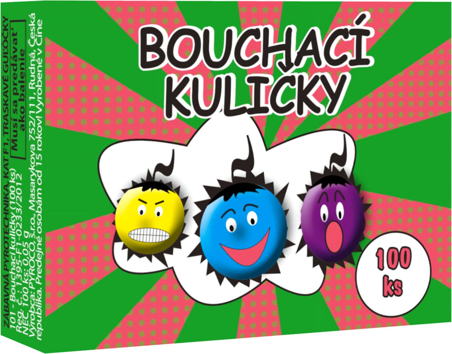 Bouchací kuličky 100ks 