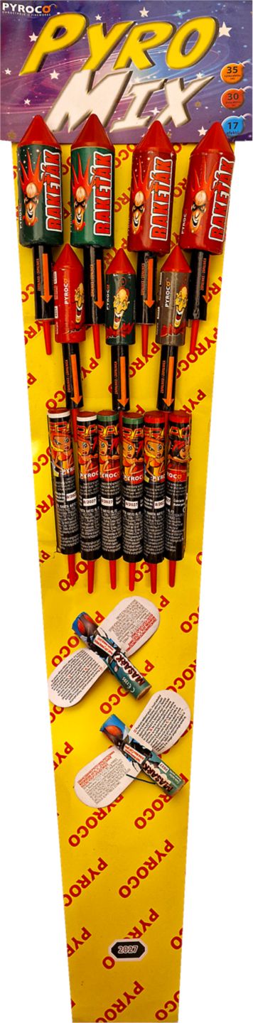 PYRO MIX sada pyrotechnických předmět