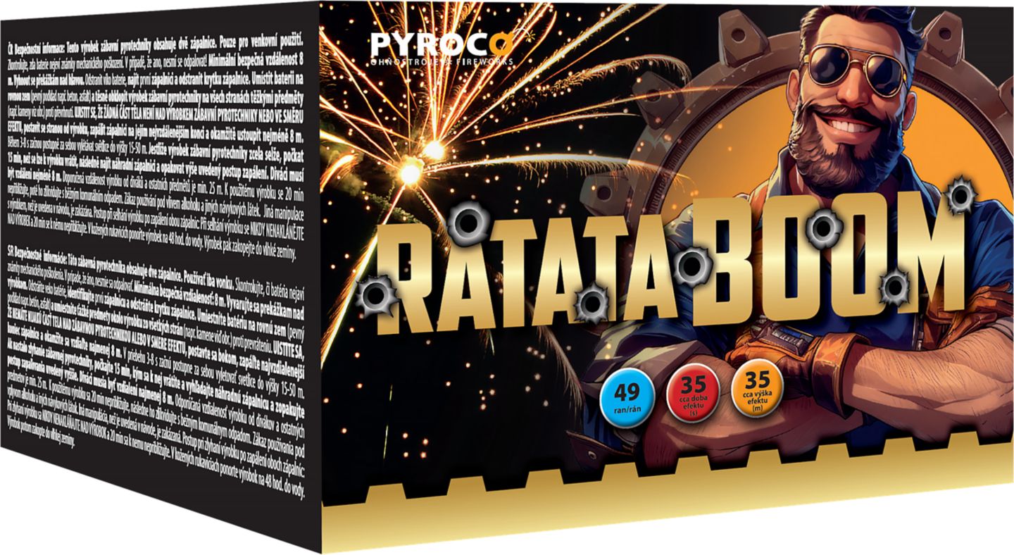 Ratataboom kompaktní ohňostroj
49 ran