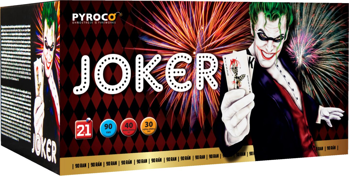Joker kompaktní ohňostroj
90 ran