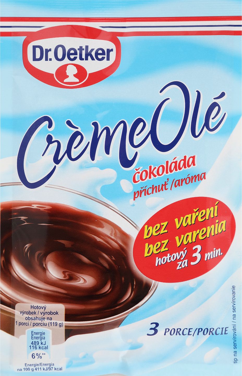 Dr.Oetker Créme Olé Puding bez varenia