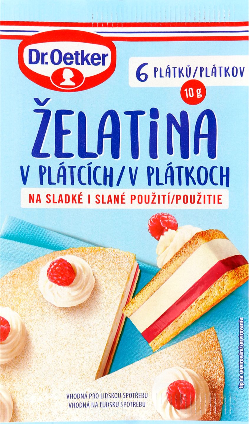 Dr. Oetker Želatina
10 g