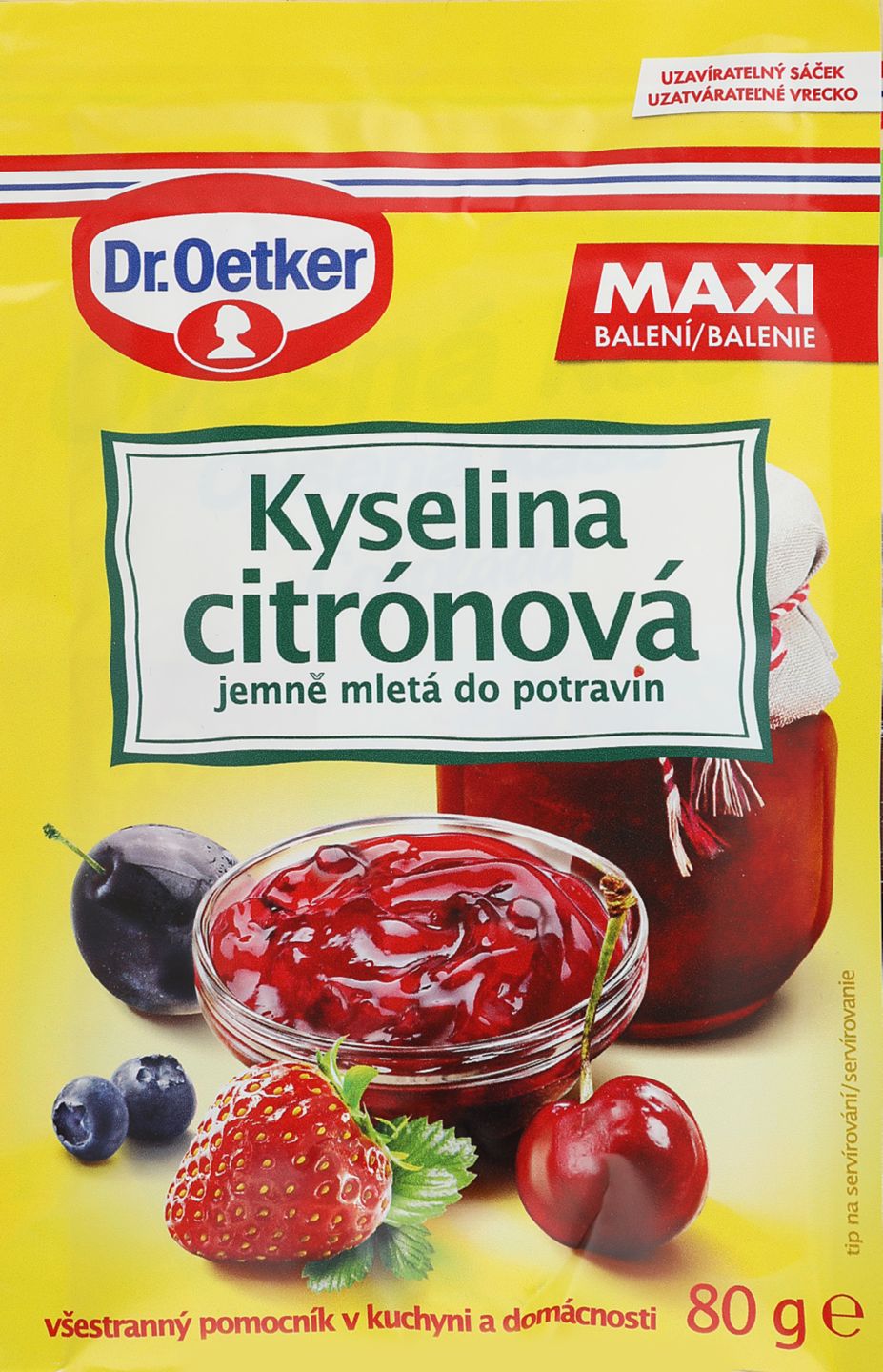 DR. OETKER Kyselina citrónová