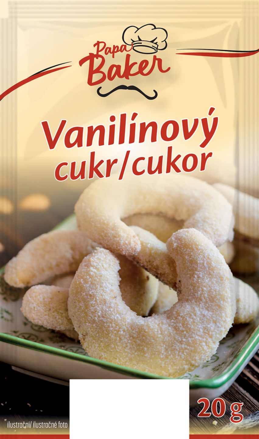 Papa Baker Vanilínový/Skořicový cukr