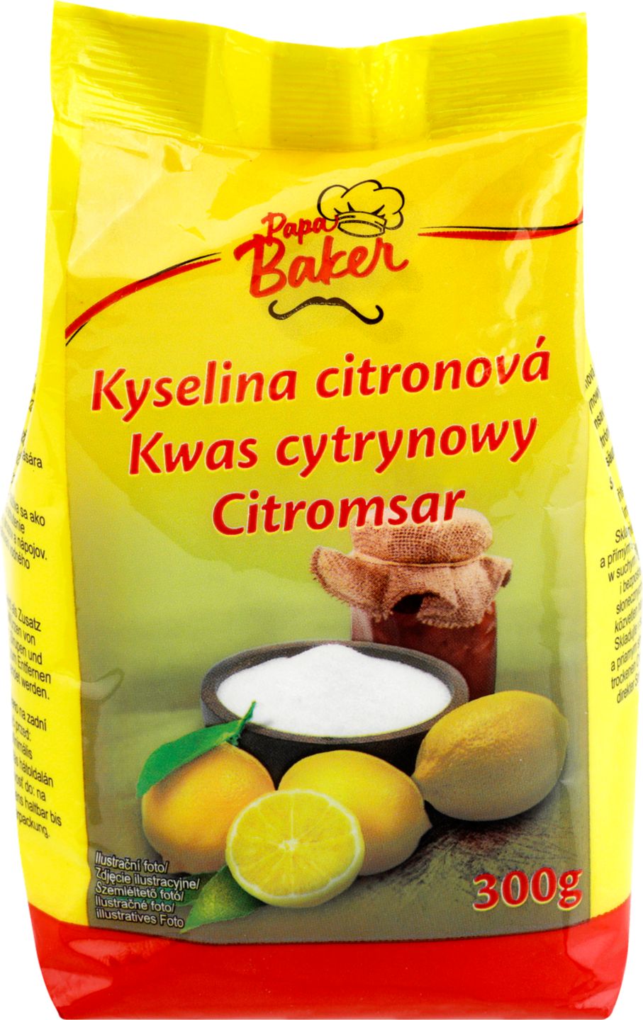 Papa baker kyselina citronová