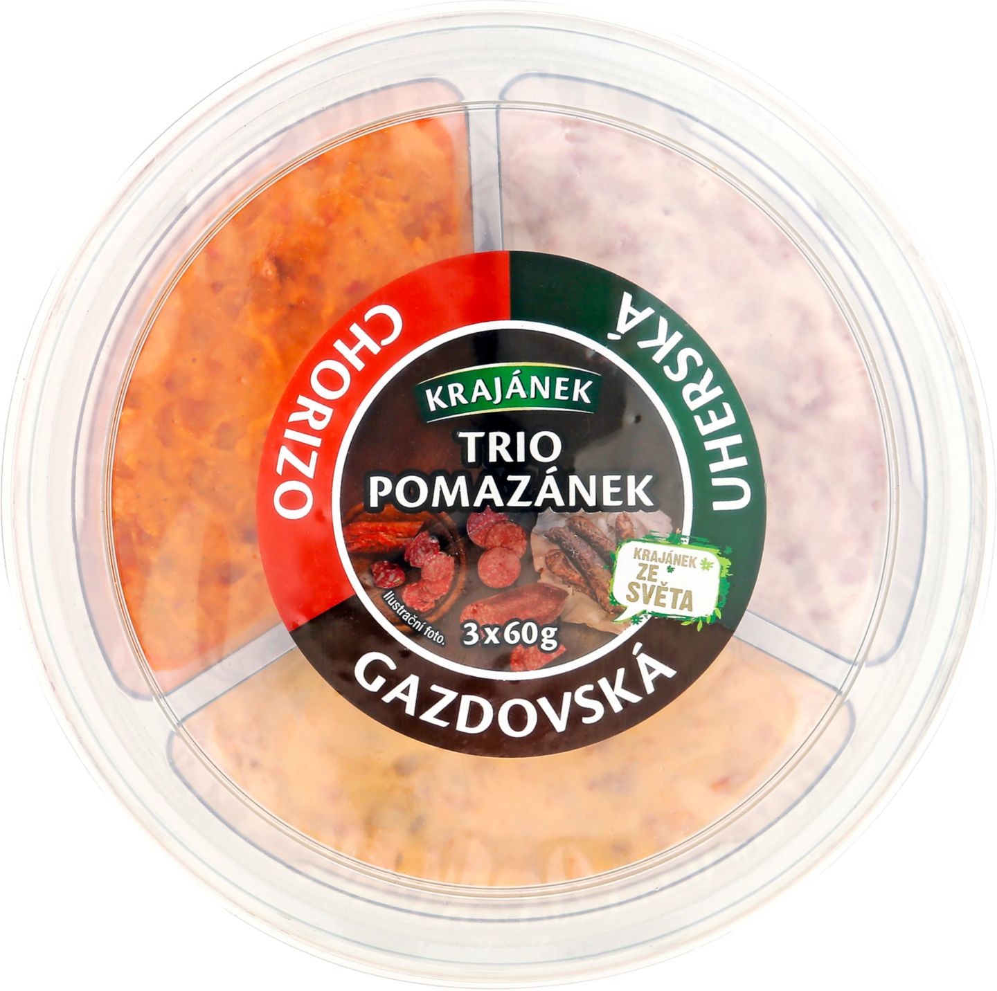 Krajánek Trio pomazánek
ze světa