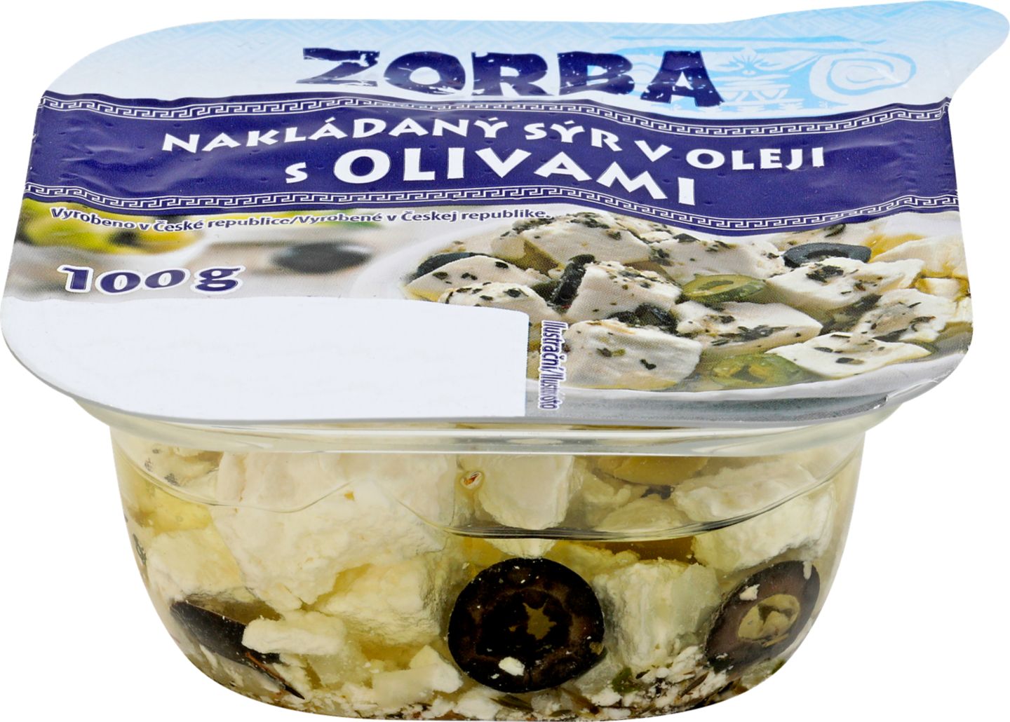 Zorba Nakládaný sýr v oleji
s olivami