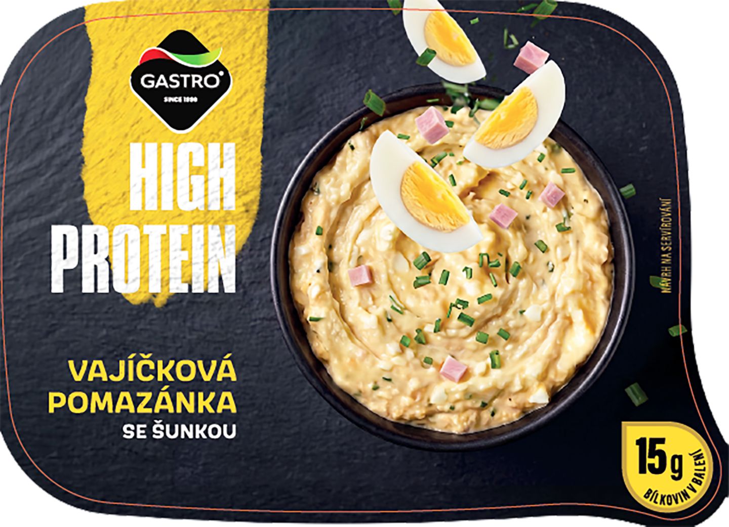 High Protein Vajičková nátierka so šunkou