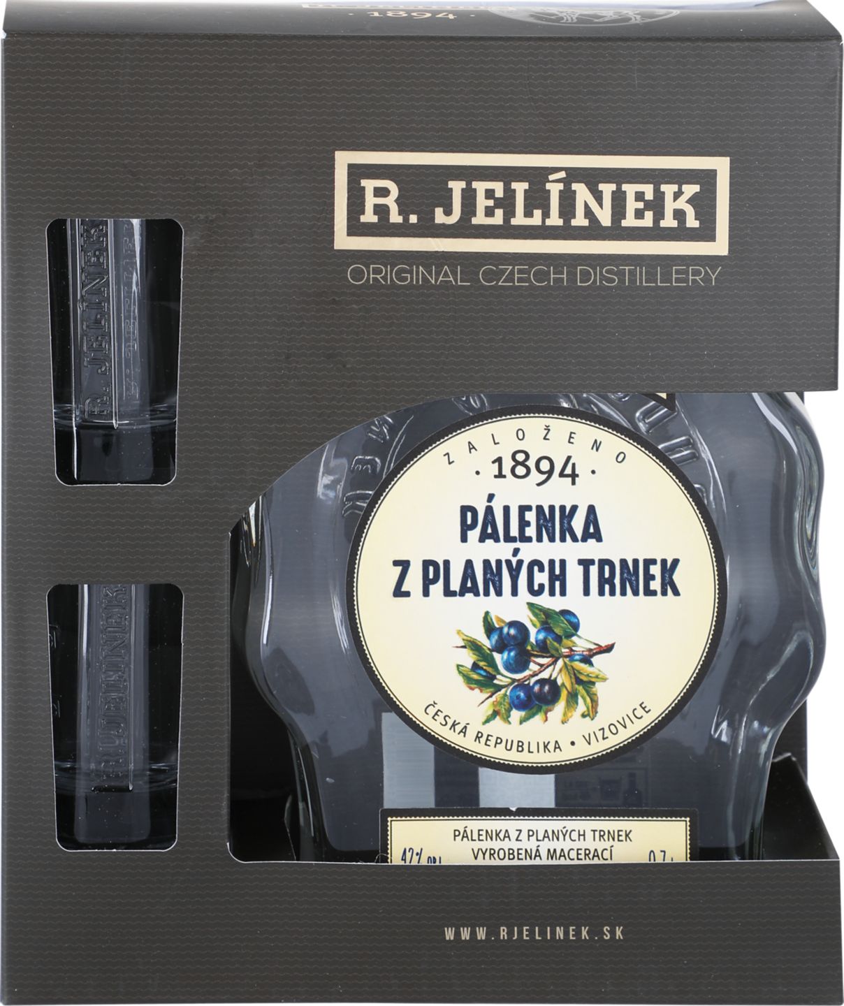 R. Jelínek + 2 poh Destilát