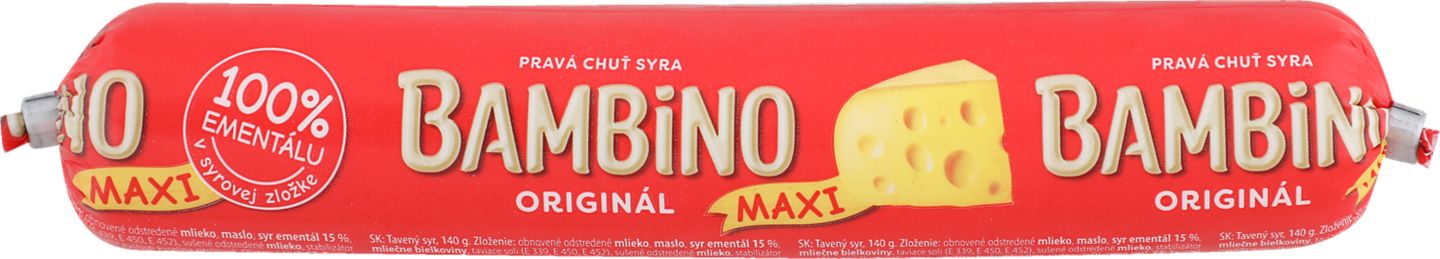 Bambino Maxi Tavený syr črievko