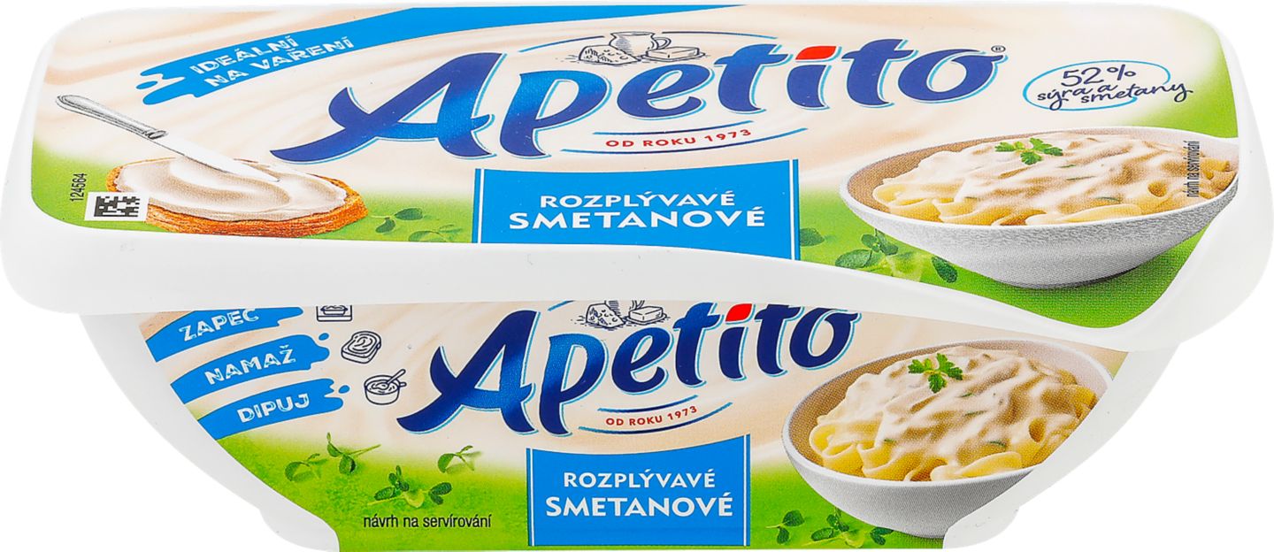 Apetito Rozplývavé
tavený sýr