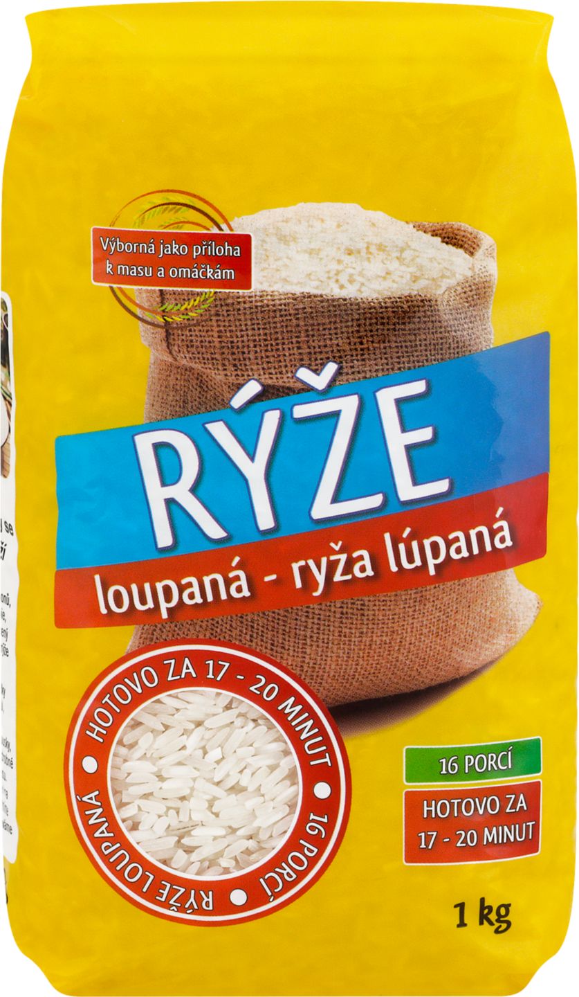 Rýže Dlouhozrnná
Loupaná