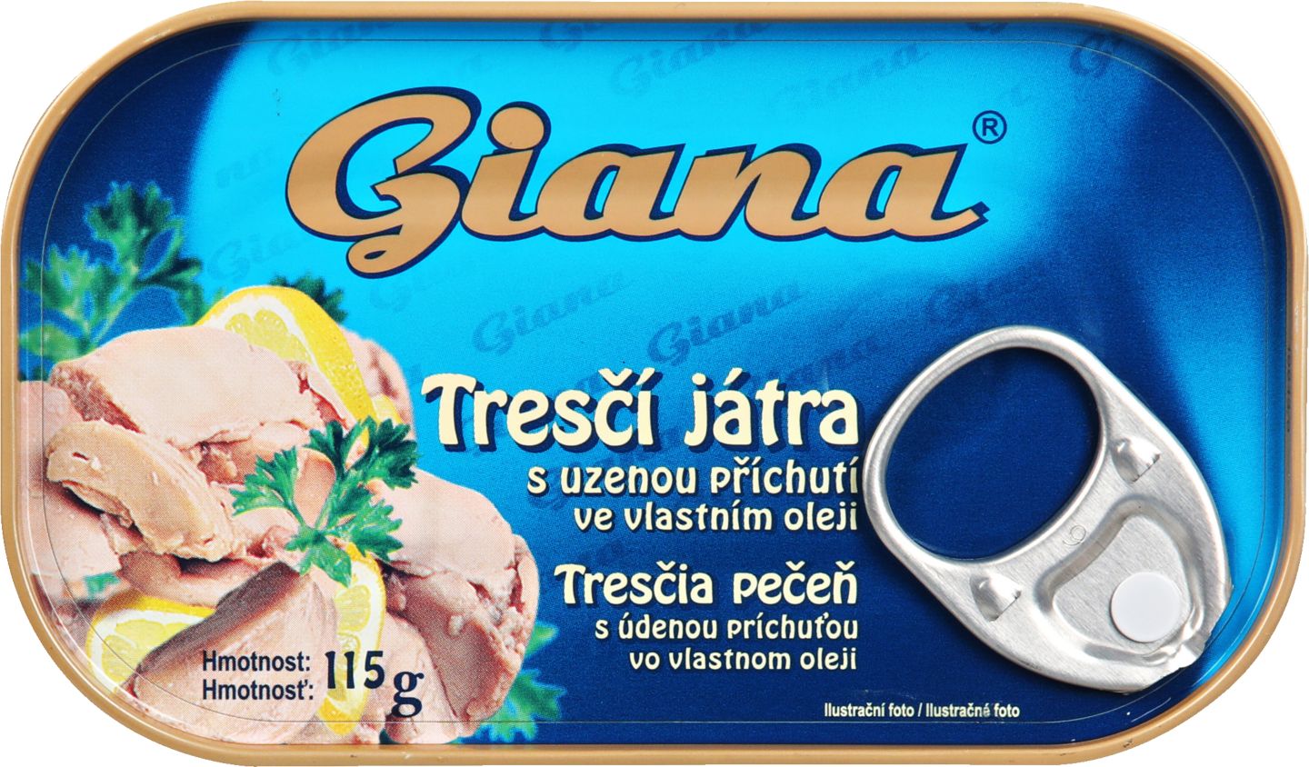 Giana Tresčí játra