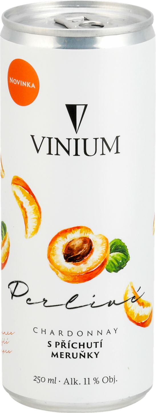 Vinium Perlivé Chardonnay
s příchutí meruňky