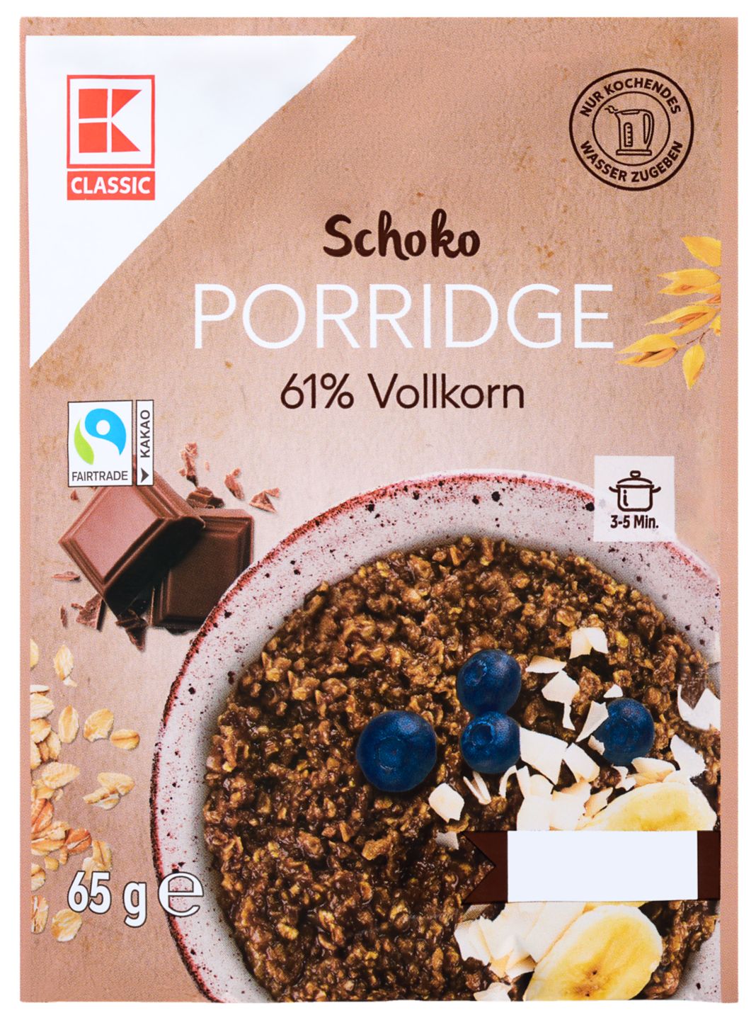 K-Classic Instantantní kaše
čokoládová 65 g