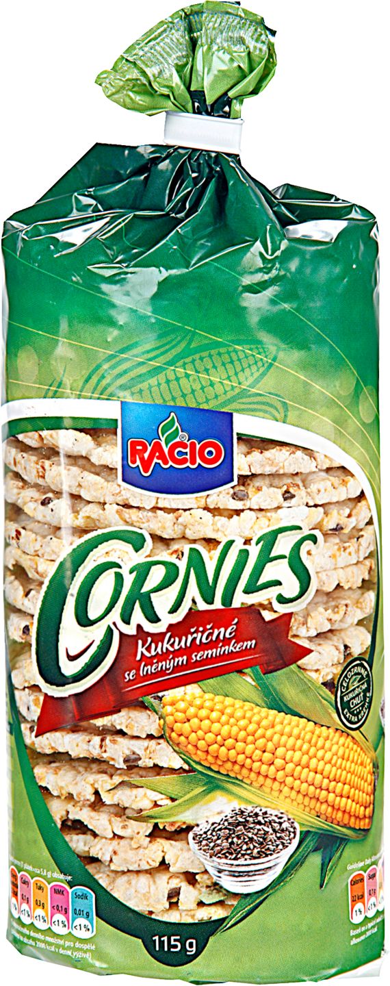 Cornies kukuřičné
se lněným semínkem