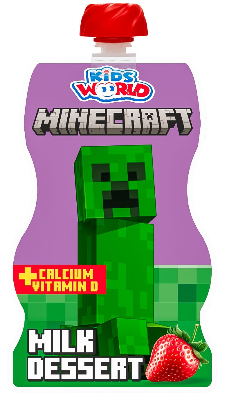 KIDS WORLD Quetschbeutel »Minecraft«
