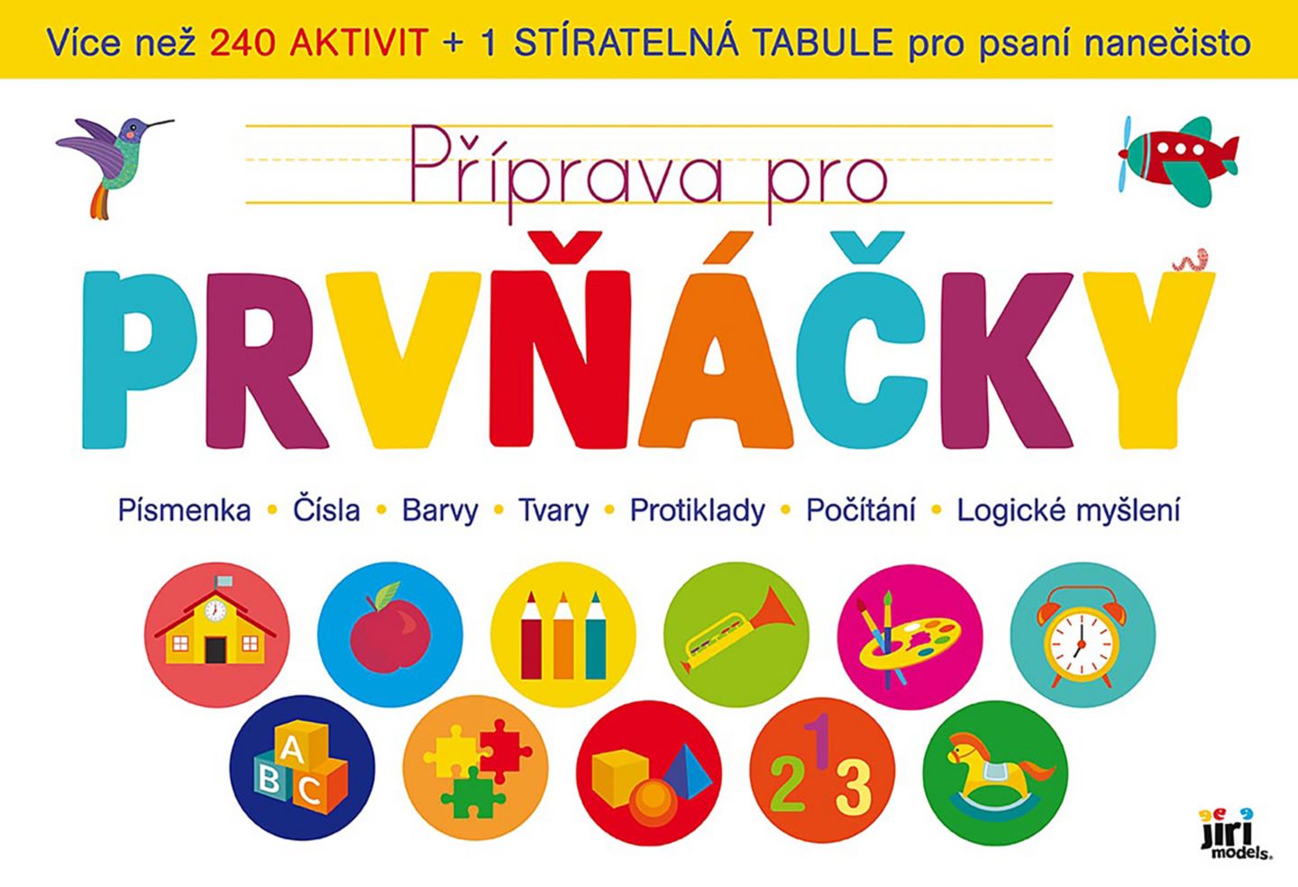 Příprava na školu kniha aktivit
se stíratelnou tabulí