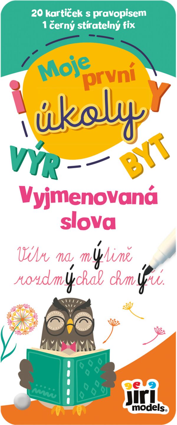 Moje první úkoly Kartičky s aktivitami
stíratelné