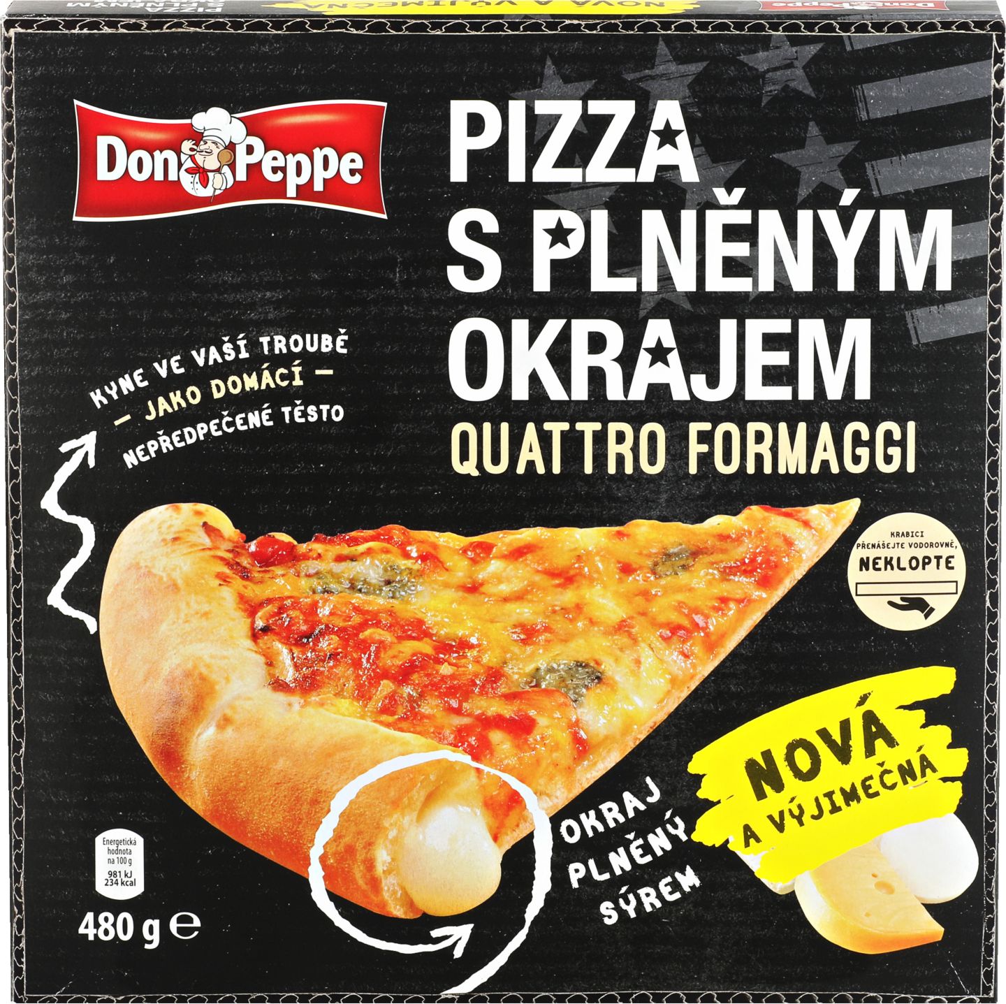 Don Peppe Pizza
s plněným okrajem