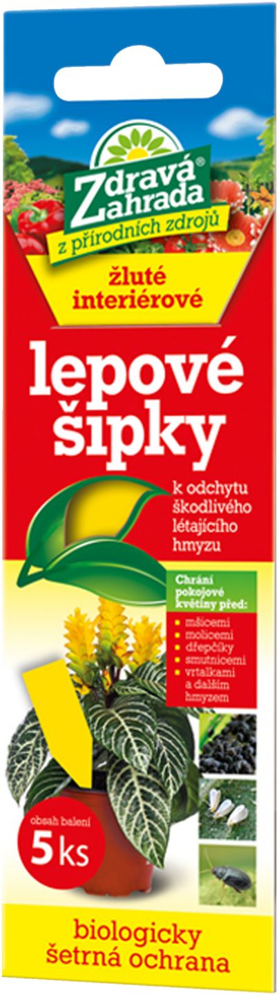 Lepové šipky žluté
5 kusů v balení