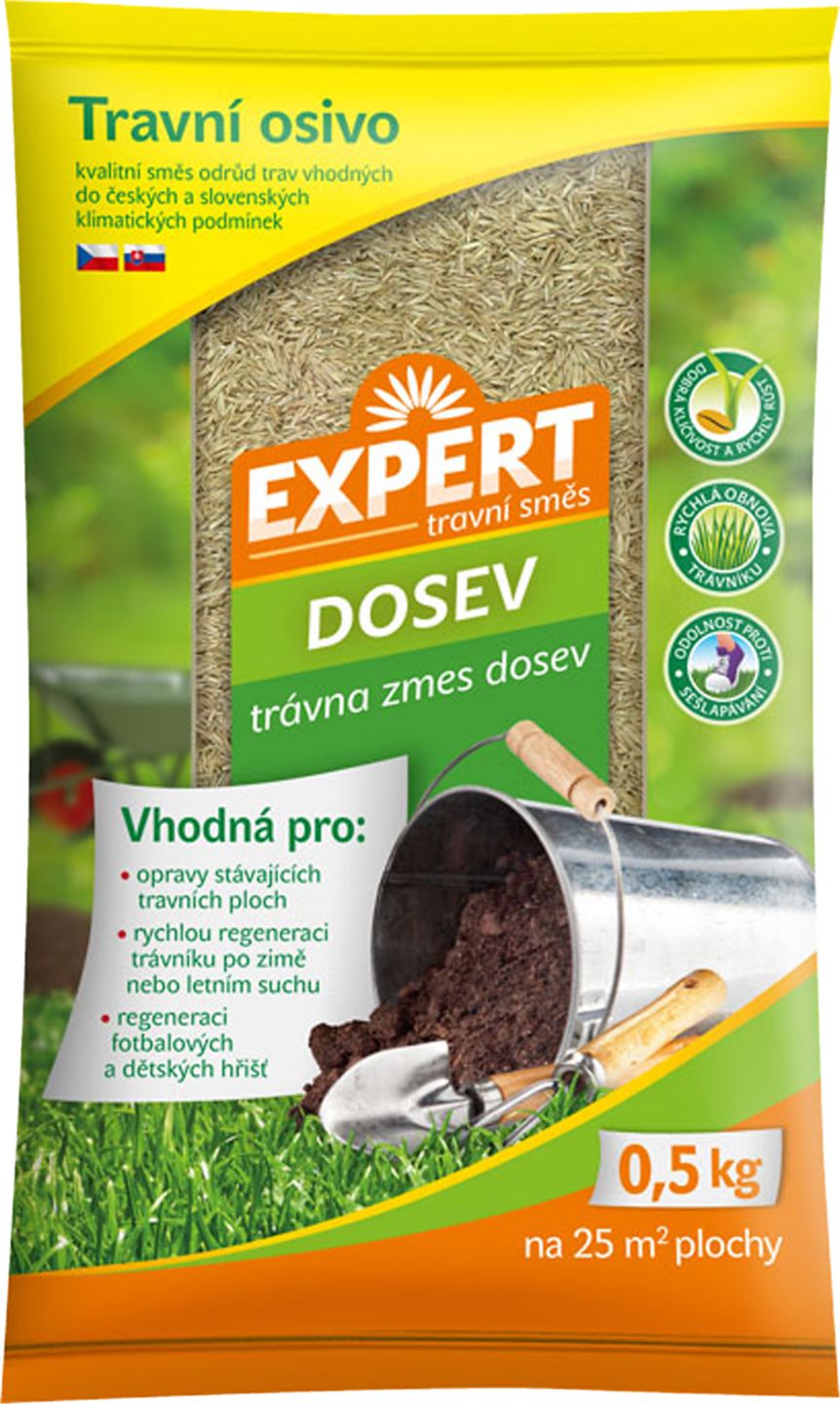 Travní směs EXPERT na dosev
hmotnost: 500 g