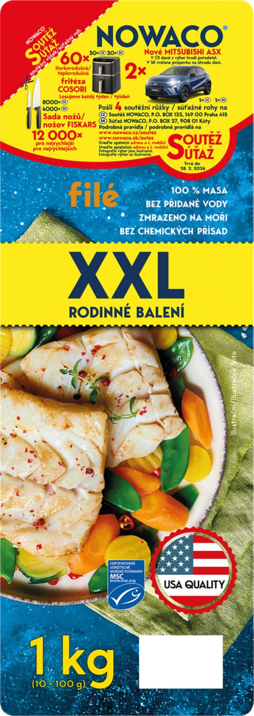 Nowaco Rybí filé
z Aljašské tresky