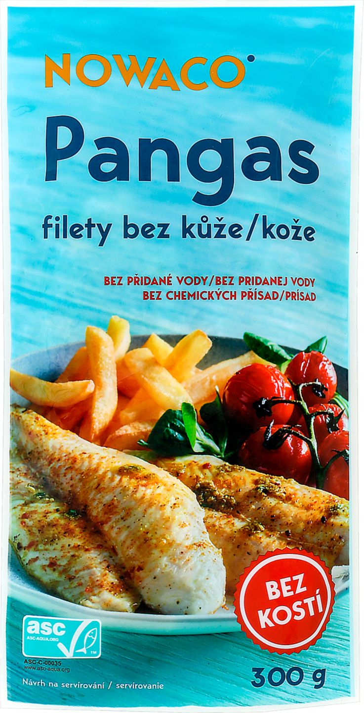 Nowaco Pangas filety bez kůže