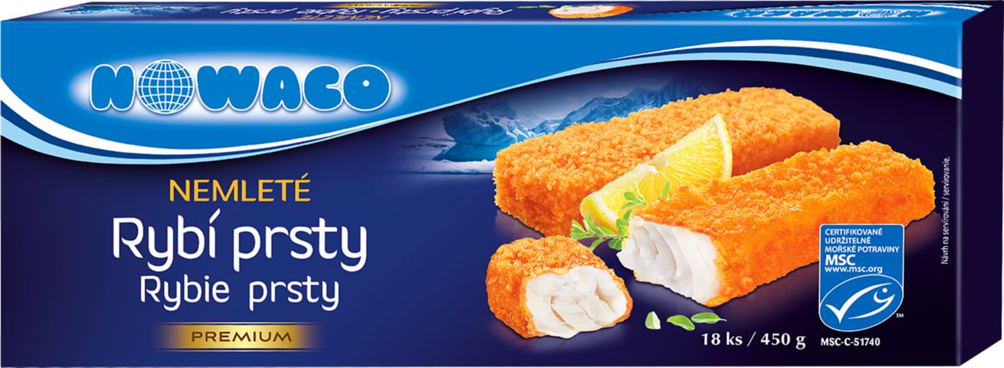 Nowaco Rybie prsty nemleté