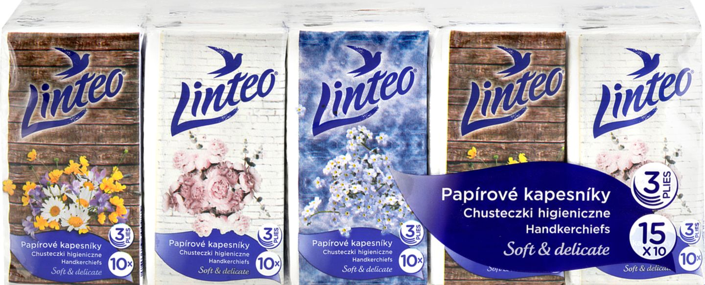 Linteo Papírové kapesníky