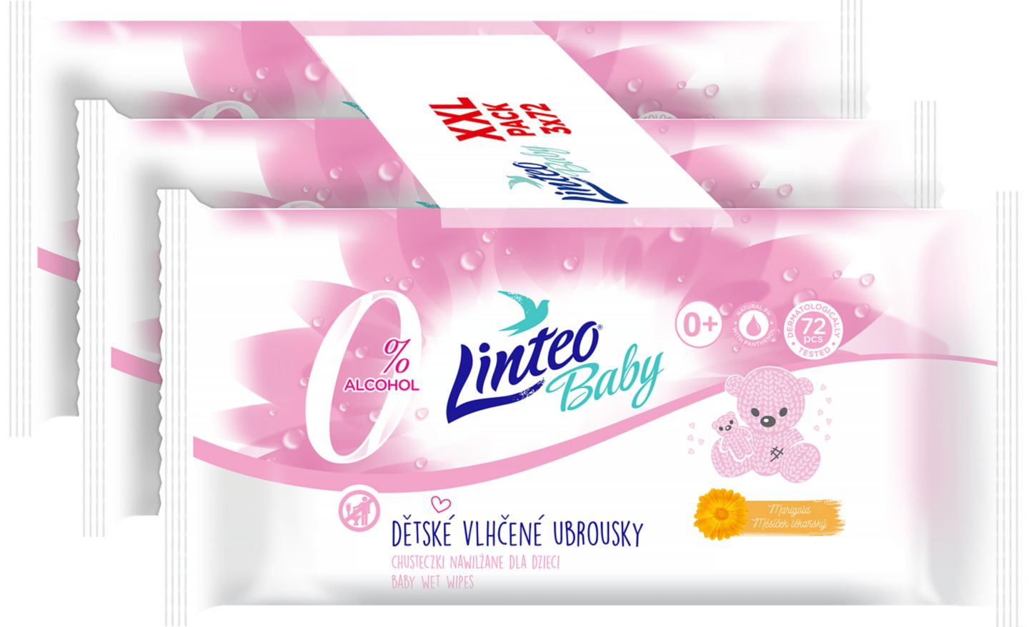 Linteo baby vlhčené ubrousky