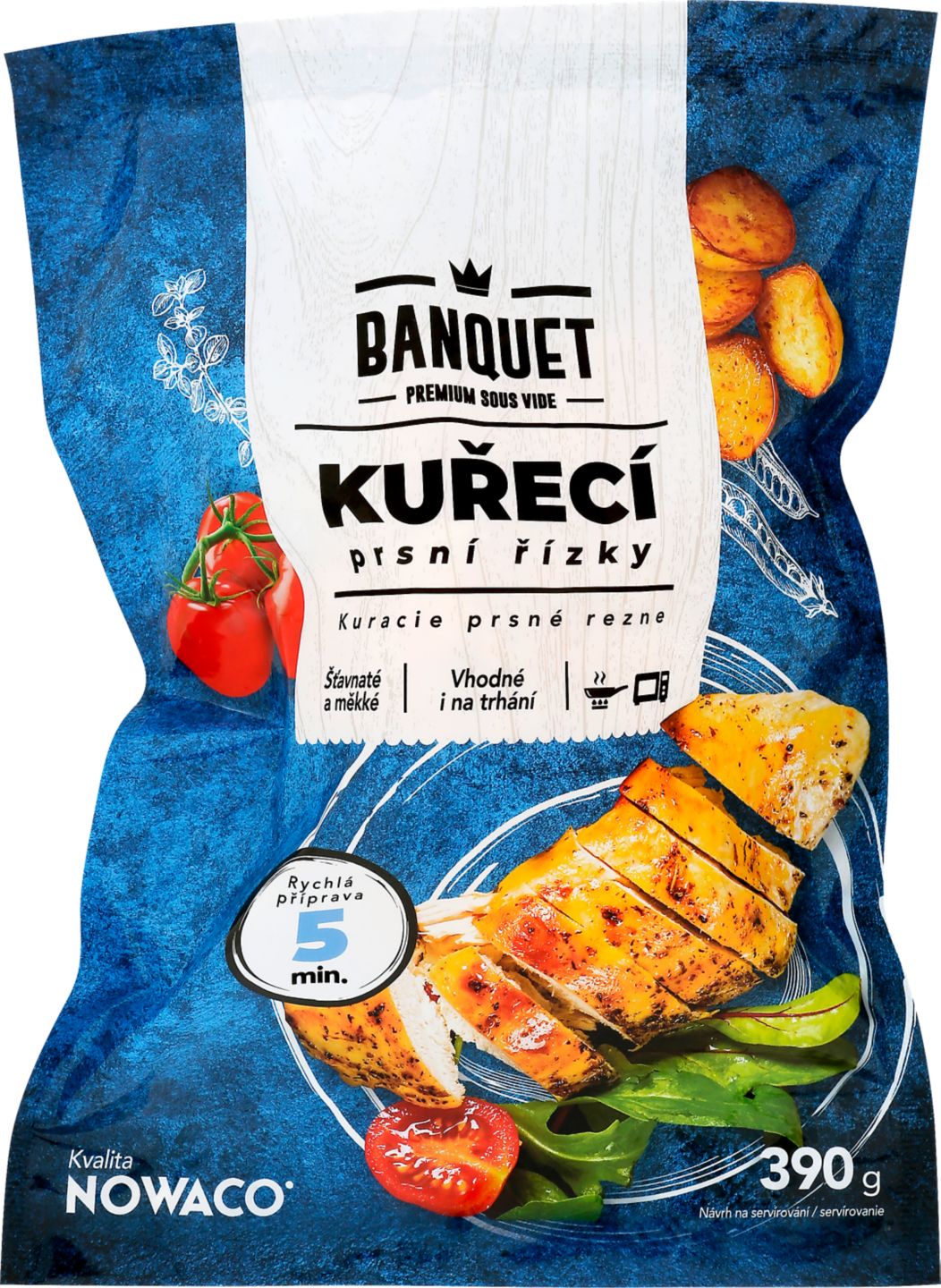 Nowaco Kuřecí řízek
sous vide