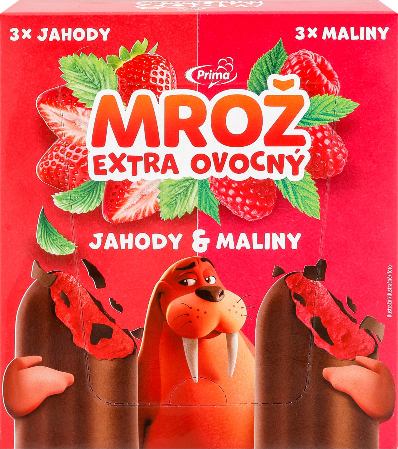 MROŽ Jahoda a malina
Zmrzlina