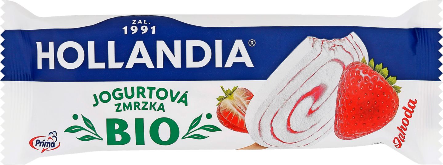 HOLLANDIA Zmrzlina s jogurtem
s toppingem