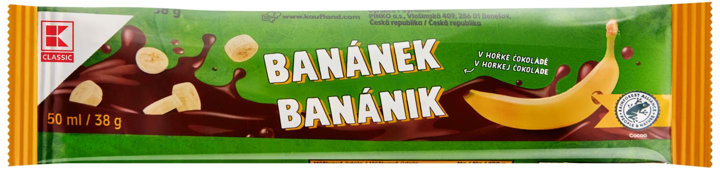 K-CLASSIC Zmrzlina
s banánovou příchutí