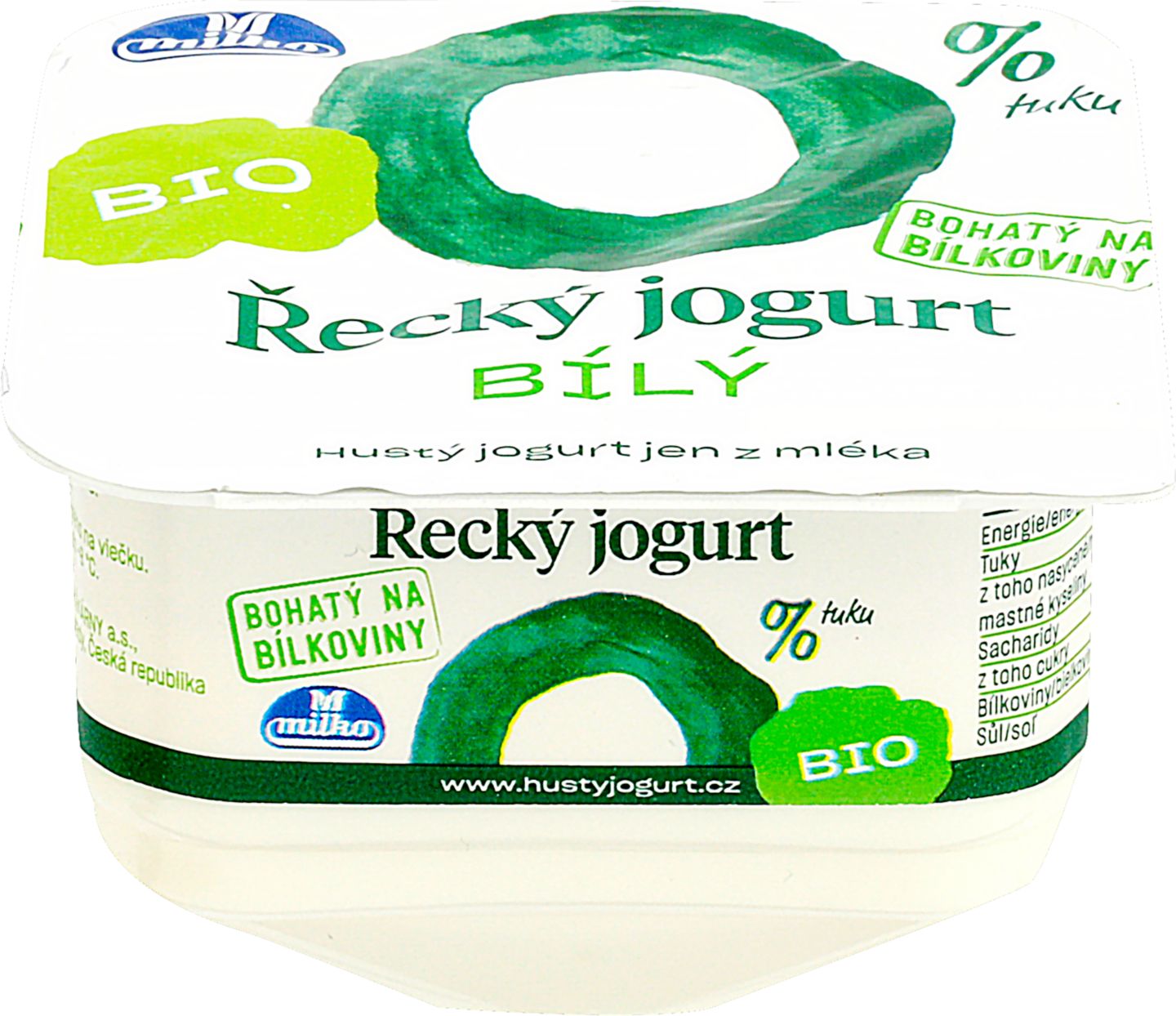 Milko Bio řecký jogurt 0 %
130 g