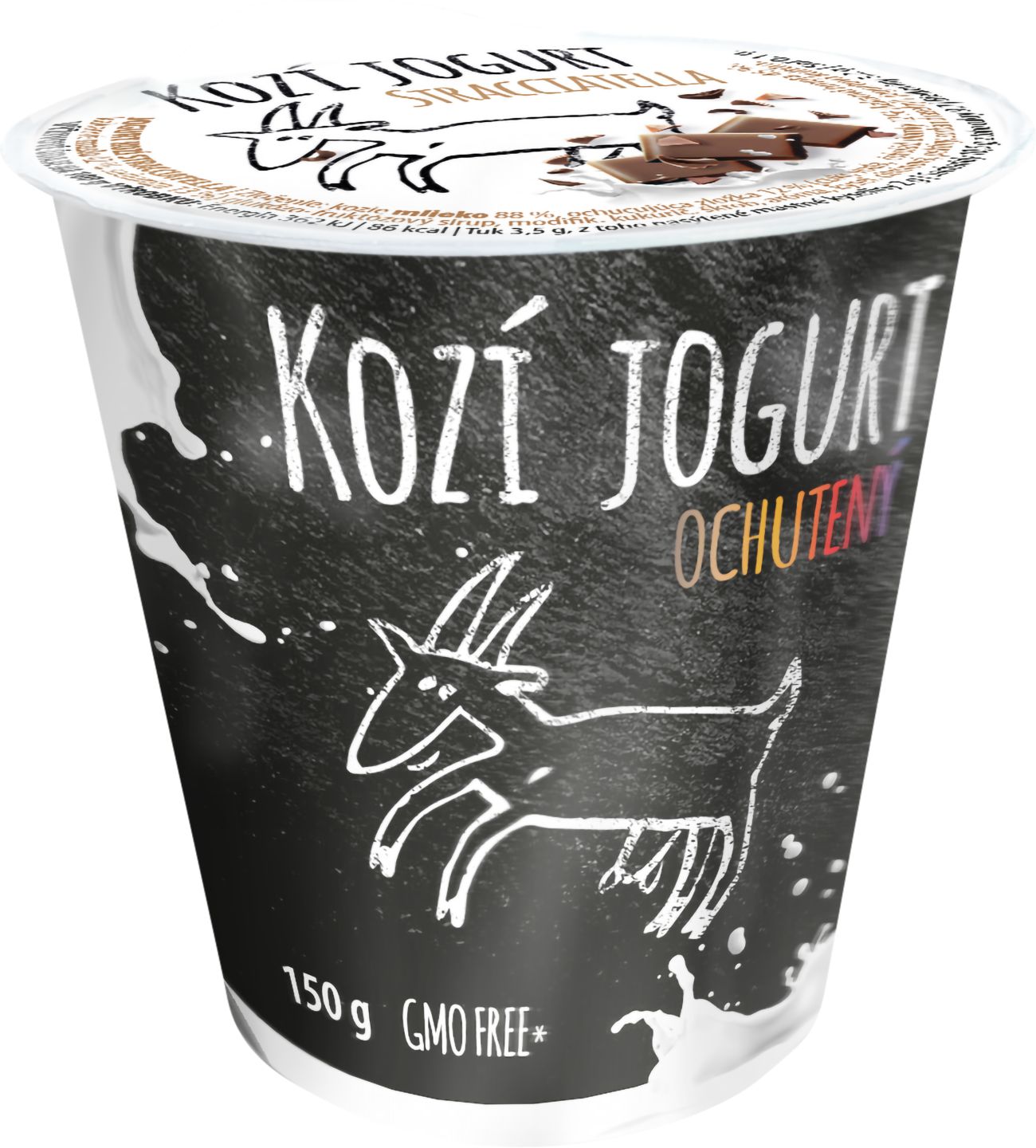 Kozí ochutený jogurt rôzne druhy
150 g