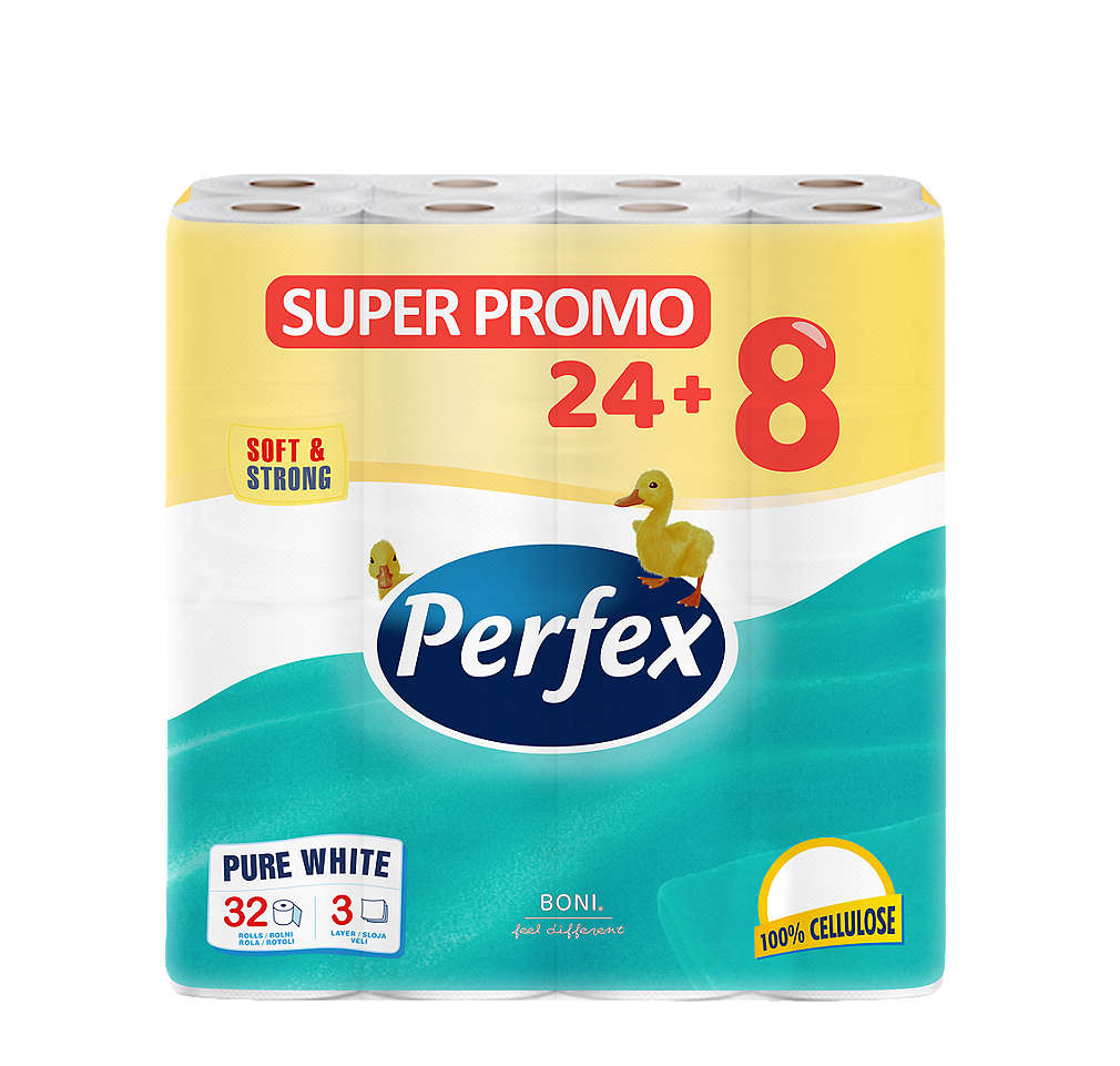 Изображение за продукта PERFEX Тоалетна хартия трипластова